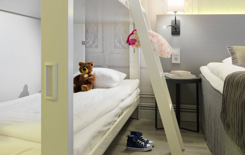 Foto: Interior photographs of Scandic Hotels Scandic Rubinen, Family standard room